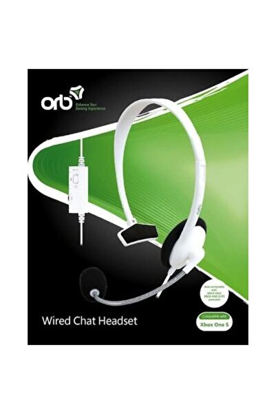 Orb Căști cu fir Casti pentru chat, albe, pentru Xbox One