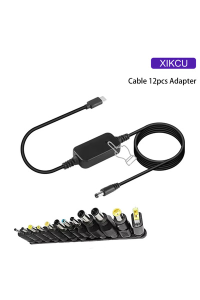 Choice Cable 12PCS Adapter 5-20V Adjustable Voltage PD Fast Charging Cable for Lenovo Asus Hp Acer Laptop a
