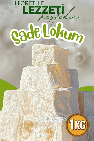 Hicret Kuruyemiş Sade Lokum 1 Kg