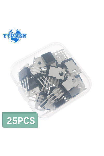 Choice1 مجموعة ترانزستورات موسفت أصلية من YTDMEN، تتضمن 25 قطعة مع علبة، من 5...