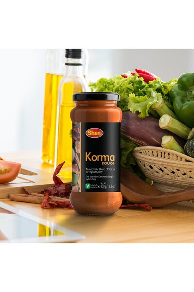 Shan Korma Sauce 350 g Ready-to-Cook Rich & Creamy Mughlai Curry Base – Easy & Flavorful