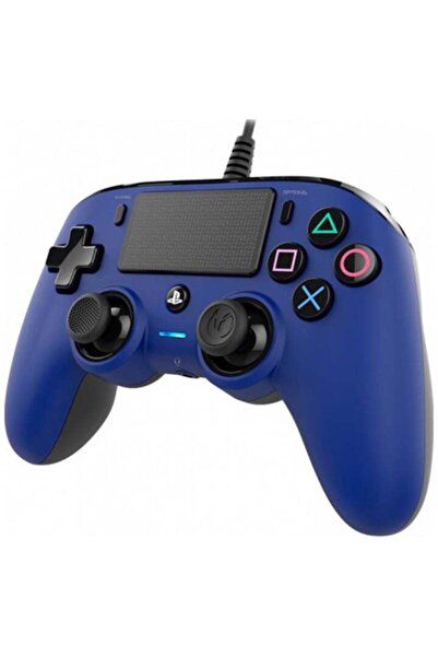 Nacon Wired Controller Compact for PlayStation 4, Blue