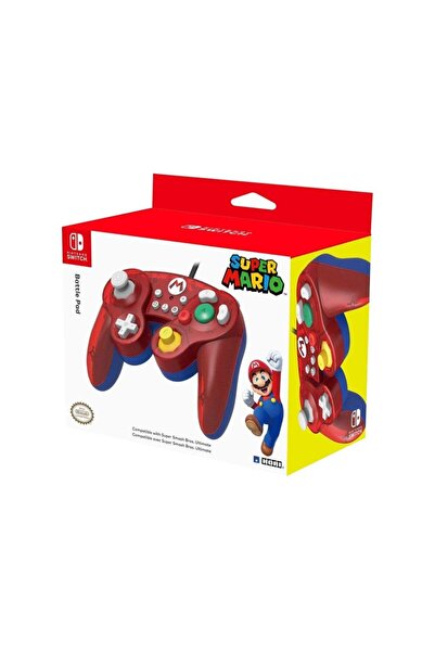 Hori Controller Super Smash Bros Mario NSW Red