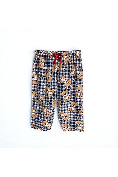 Line Smart Women's Cotton Elastic Comfortable Capri Pajama Bottoms