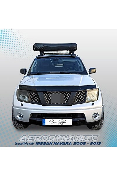 Lumi LUXURY Deflector capota negru lucios compatibil Nissan Navara 2005-2013