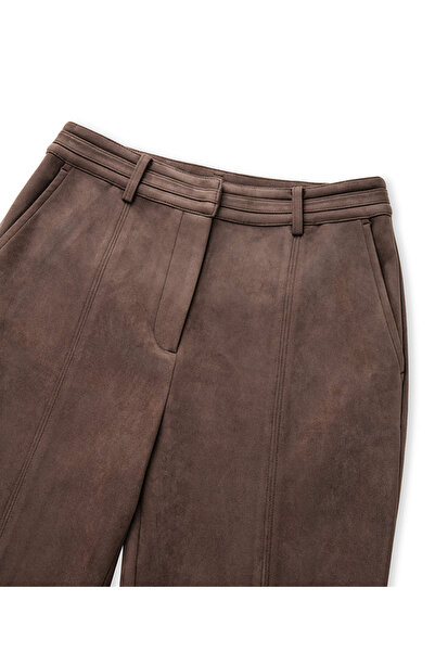 İpekyol Süet görünümlü pantolon