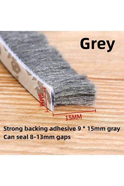 Choice30 شريط لاصق ذاتي بطول 5 أمتار (9 × 15 سم) باللون الرمادي، مزود بفرشاة،...