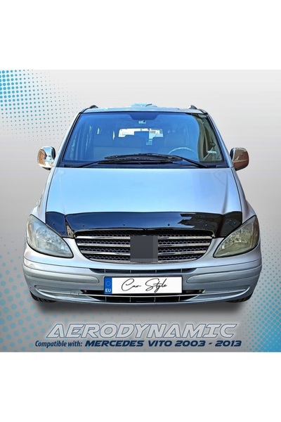 Lumi LUXURY Deflector capota negru lucios compatibil Mercedes Vito / Viano W639 2003-2013