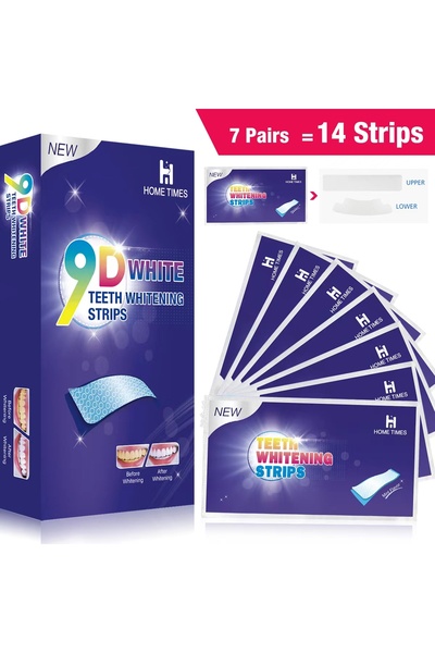 Choice4 9D 7 pairs 7/14/28 Pairs Teeth Brightening Strips for Teeth, 5D/9D Whitener Strips Reduced Sensitivi
