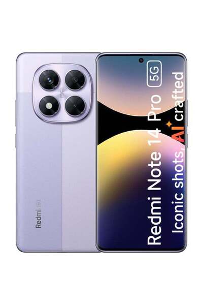 Xiaomi Redmi Note 14 Pro 5G Dual SIM Lavender Purple 8GB RAM 256GB - Global Version