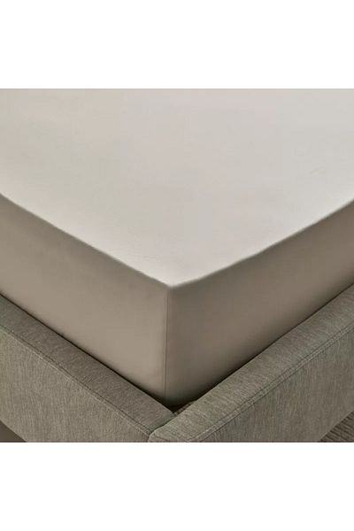 Home Box Purely-percale 300TC Single Fitted Sheet - 90x200+36 cm