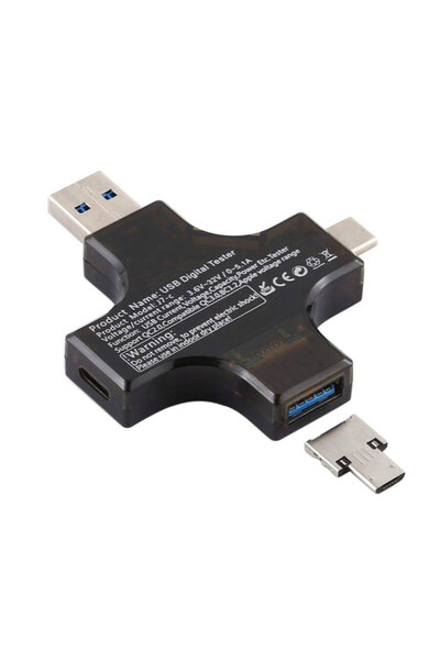 FNIRSI Çok İşlevli Type-C+USB Dijital Test Cihazı