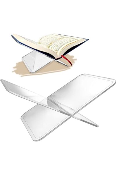 Slasa حامل كتب الطبخ الأكريليك مقاس XL 32 × 21 × 22 سم