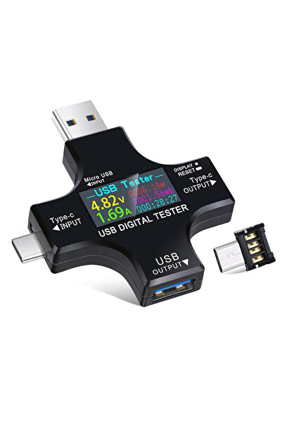FNIRSI Çok İşlevli Type-C+USB Dijital Test Cihazı