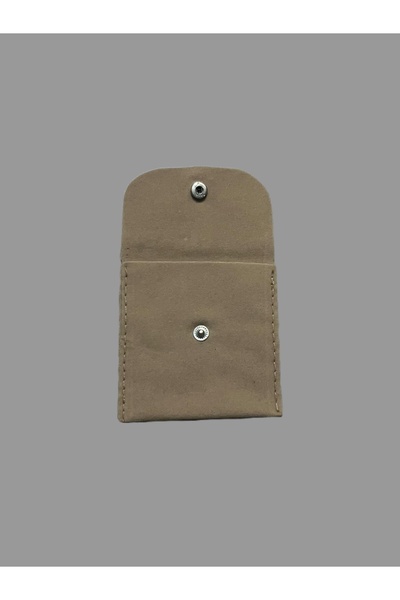 SHOPE Kadife (SÜET) Zarf Kese Bej 10 Adet 9x9 Boy Altın, Takı Kesesi (ÇITÇITLI)