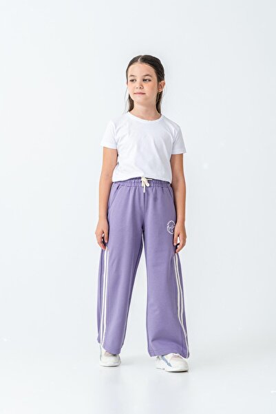 Mışıl Kids Πλαϊνά Grosgrain ριγέ φαρδιά μπροστινή στάμπα για κορίτσια