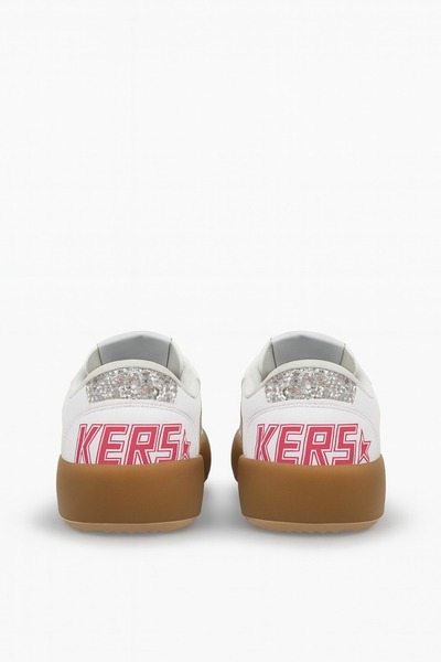 minibonito Αθλητικά παπούτσια Sstar White Silver Girl's Velcro Sneaker