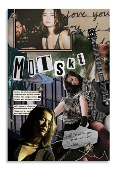 ALAYRA International Mitski Poster Music Cover Canvas Art Wall Art Picture Pr...