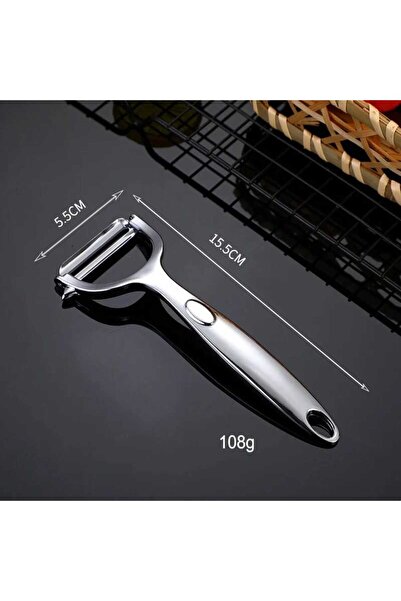 E.V.A. Home Decor Corinne Vegetable Peeler - Silver