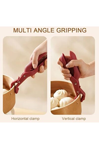 BLUE CORAL Silicone Heat Resistant Kitchen Clip