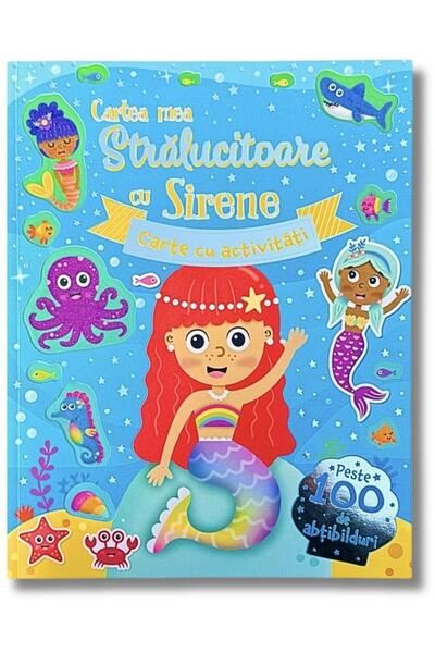 Editura Flamingo GD Cartea mea stralucitoare cu sirene. Carte cu activ
