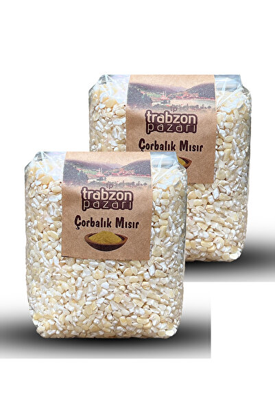 TRABZON PAZARI Ata Tohum Beyaz Çorbalık Mısır Yarması 2x1 Kg