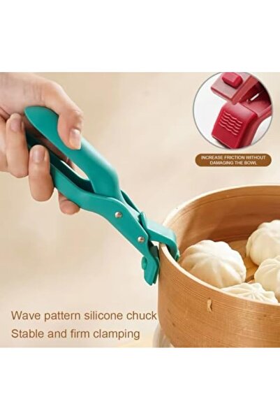 BLUE CORAL Anti-scald Clip Silicone Kitchen Anti Scald Plate Bowl Dish Pot Holder Anti-hot Clip Lift