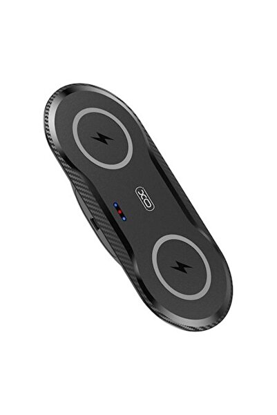 Xo Încărcător wireless dual WX025, 20W, negru