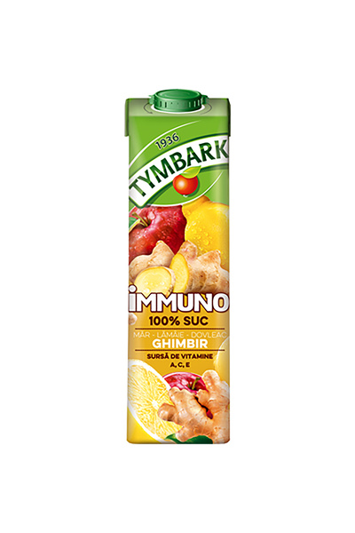Tymbark Bautura necarbogazoasa Tymbark Immuno cu mar, lamaie, dovleac, ghimbi...