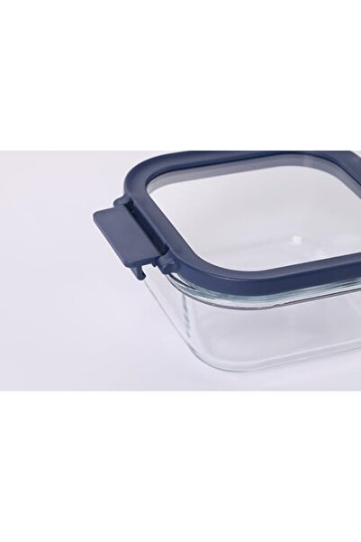 NEOFLAM Comodo Square Glass Food Container with Lid, 520 ml Capacity