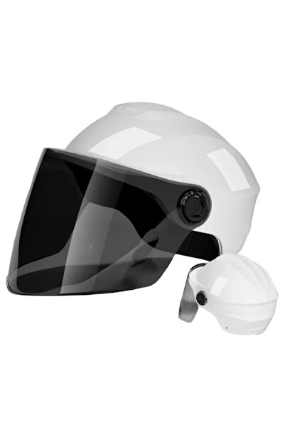 FIXATO Cască unisex pentru trotinetă/bicicletă electrică cu vizieră, mărime u...