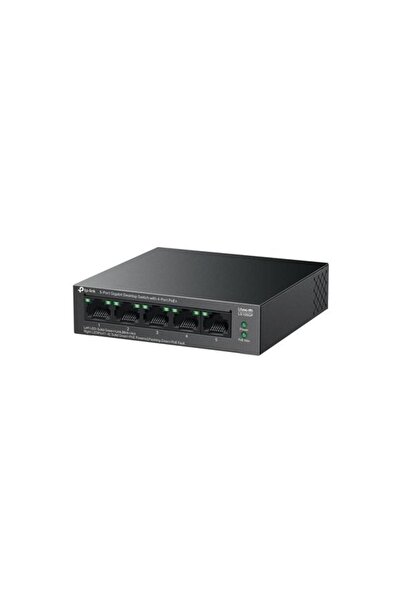 TP-LINK Switch LS105GP Gigabit, 4 porturi PoE+, 65W, 10 Gbps, Negru