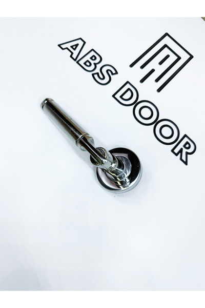 abs door ABSDOOR ÇELİK KAPI ve İÇ ODA KAPISI ile UYUMLU AÇMA KOLU STANDART MODEL PASLANMAZ (sol basar)
