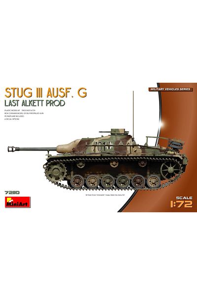 MiniArt 72110 1:72 StuG III Ausf. G Son Alkett Production Tank Model