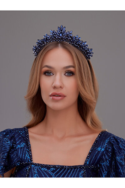 Magic Tiara Kristal Taşlı Gelin ve Davet Tacı – Işıltılı Zarif Tasarım