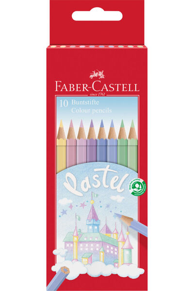 Faber Castell Faber-Castell 10-color pastel colored pencils