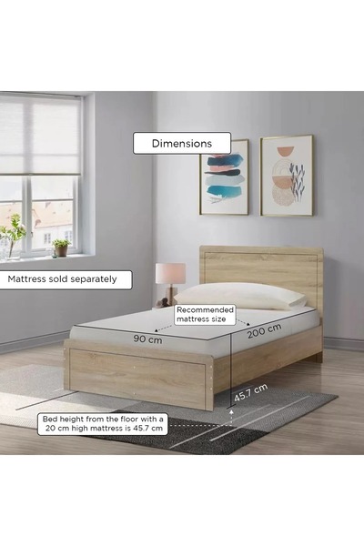 Home Box Oasis Single Bed - 90x200 cm
