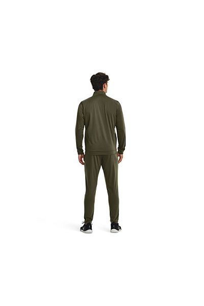 Under Armour Ua Rival Knit Track Suit Men's Casual Tracksuit Set 1357139-390Khaki