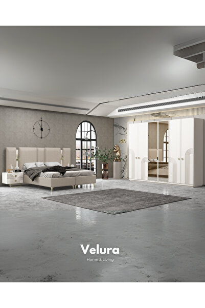 Velura Home & Living Sarmaşık Modern Aynalı Şifonyer