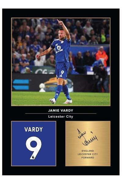 Emoda home Trove عرض صور جيمي فاردي الموقعة (20×30 سم، مؤطرة) - هدية لجماهير ...