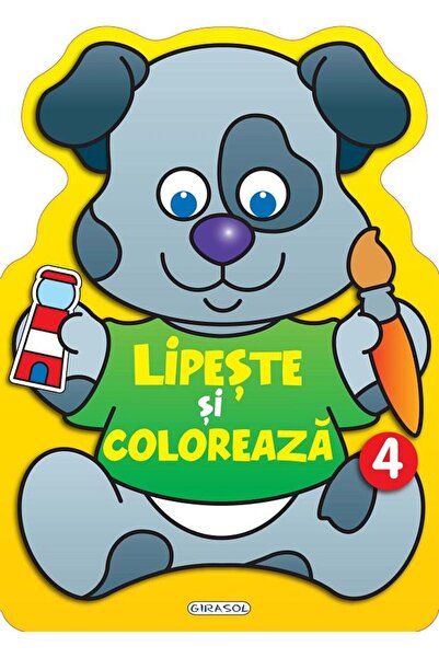 Editura Girasol Lipeste si coloreaza 4