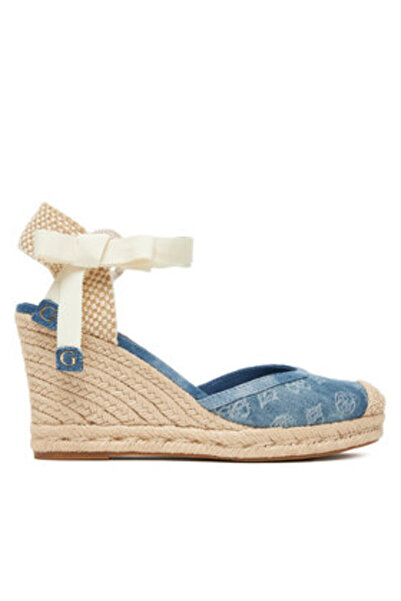 Guess Espadrile albastre pentru femei FLJCYRDEN04