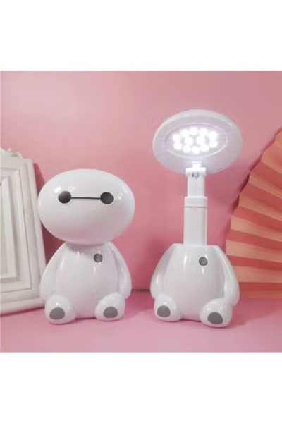 Raffine Rechargeable Cartoon Bear LED Desk Lamp with Touch Switch White Light, 23x9.5x7cm