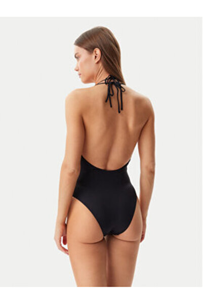 Guess Costum de baie negru pentru femei E5GJ53MC040