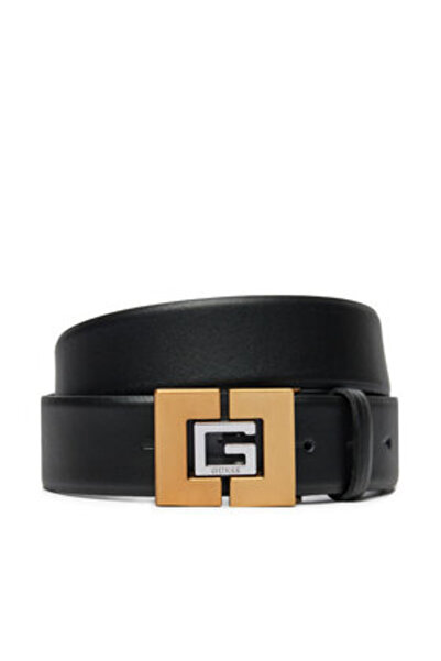 Guess Curea neagră pentru bărbați BMGNLEP4435