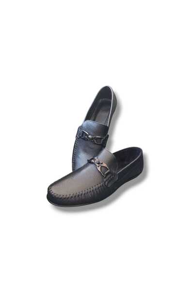 Growish Gre0189 Genuine Soft Leather Saddler Top Quality Foldable Mythological Buckle Loafer Shoes