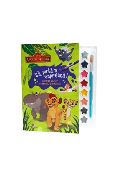 Editura Litera Disney. Garda felina. Sa pictam impreuna! Carte de
