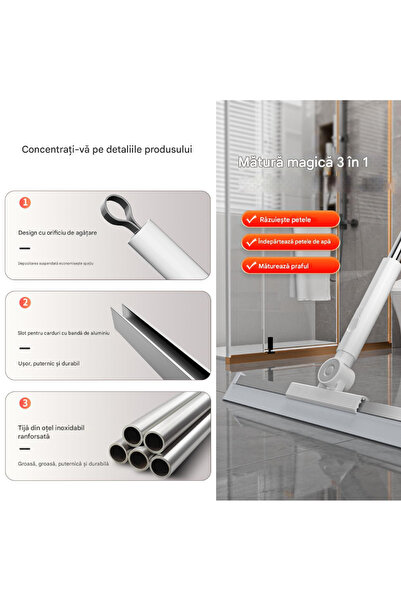 PAA-home Matura tip racleta, cu tija rotativa la 180°, dimensiune racleta 39.5 cm
