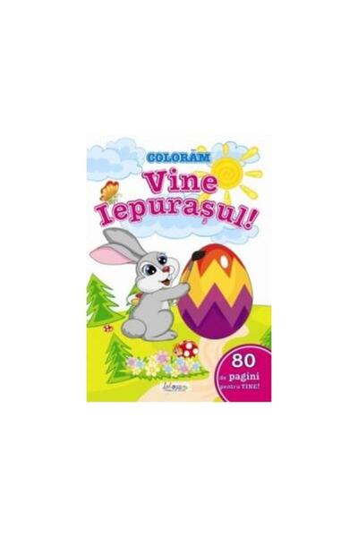 Editura Erc Press Coloram. Vine iepurasul