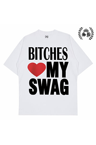 StartMore تي شيرت Bitches My Swag Vintage Y2k